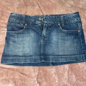 AE Jean mini skirt